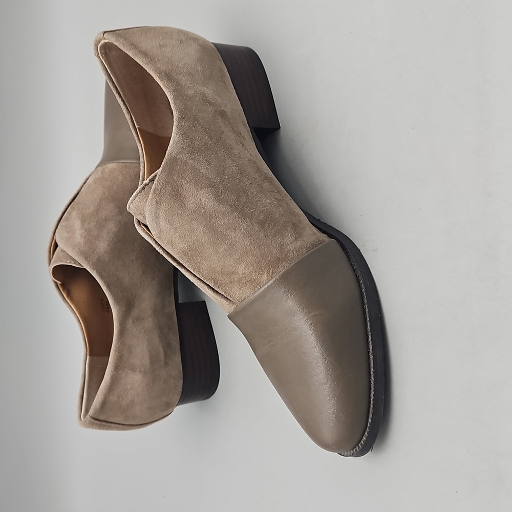 Tahari Lucy Suede Leather Oxford Flats Cap Toe Women 6.5 - Picture 12 of 14